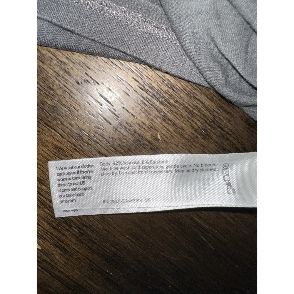 Eileen Fisher Women's XXS 2XS Jersey Tunic Long T Shirt Tee Top Short Sleeve - Picture 3 of 7